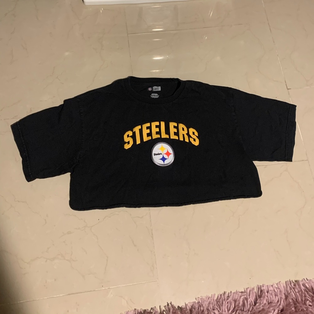 Cropped Steelers Tee
